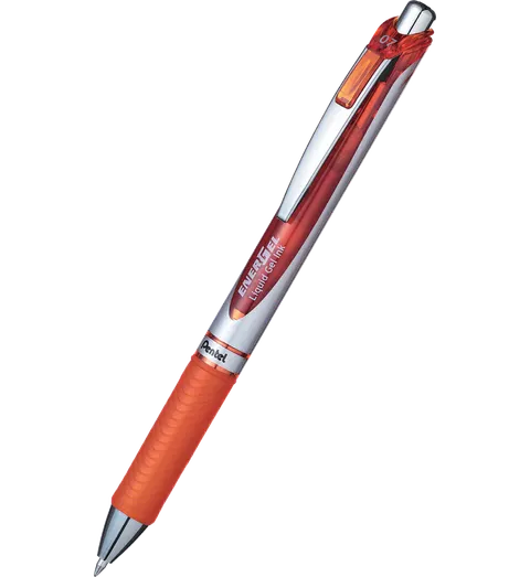 Długopis automatyczny żelowy PENTEL ENERGEL BL77 pomarańczowy
