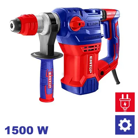 Młot udarowo-obrotowy 1500W 5.5J SDS-Plus ERHRP1502 EMTOP