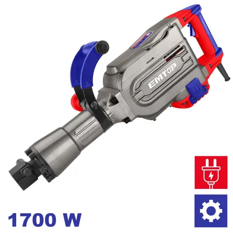 Młot wyburzeniowy 1700W 45J SDS Hex EDBRH1701 EMTOP