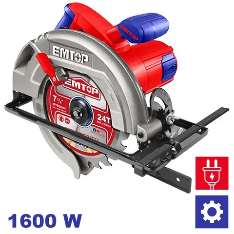 Pilarka tarczowa 185mm 1600W ECSW1853 EMTOP