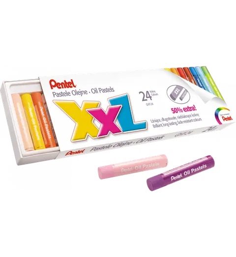 Pastele olejne grube 24 Pentel GHT24