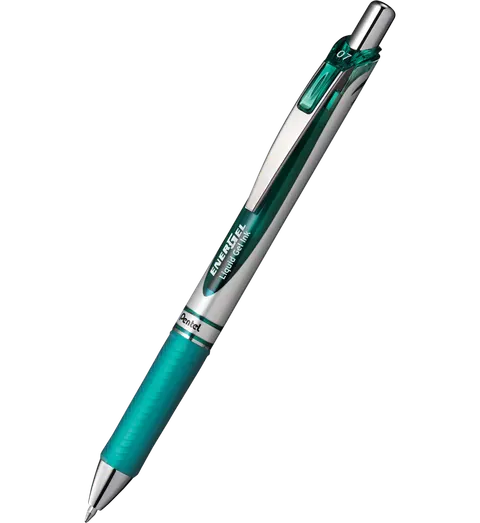 Długopis automatyczny żelowy PENTEL ENERGEL BL77 turkusowy