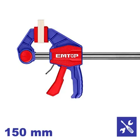 Ścisk stolarski 63x150 mm ECLPQ60101 EMTOP