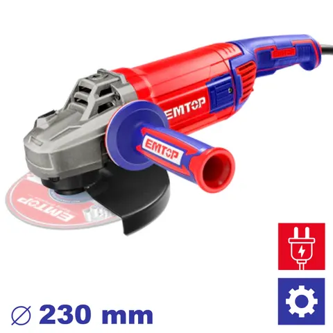 Szlifierka kątowa 230mm 2400W EAGR24093E EMTOP