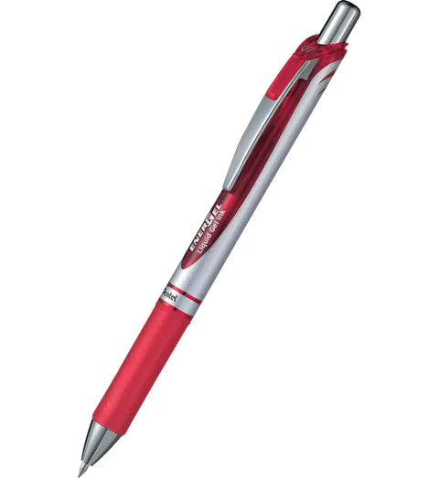 Pióro kulkowe Pentel EnerGel BL77 czerwone