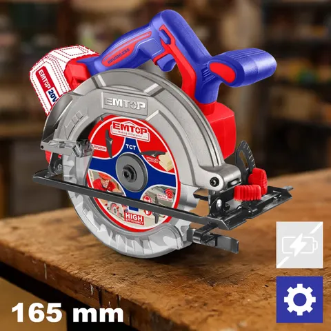 Pilarka tarczowa akumulatorowa 165mm 20V P20S ELCS1652 SOLO EMTOP