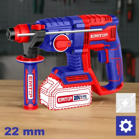 Młoto-wiertarka akumulatorowa 2.0J 20V P20S ELRH20208 SOLO EMTOP