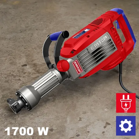 Młot wyburzeniowy 1700W 50J SDS Hex EDBRH1703 EMTOP