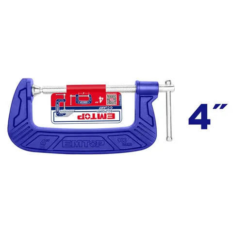 Ścisk stolarski Typ G 100mm ECLPG0401 EMTOP