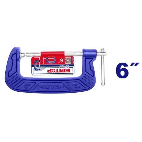 Ścisk stolarski Typ G 150mm ECLPG0601 EMTOP