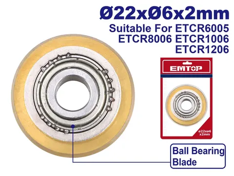 Nóż do glazury 22x3x2mm ETCR6005B EMTOP