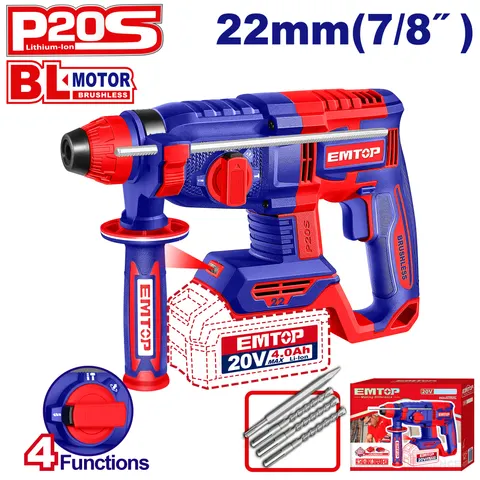 Młoto-wiertarka aku. 2.0J 20V P20S ELRH21228 SOLO EMTOP