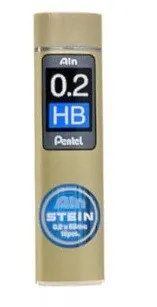 PENTEL WKŁAD DO OŁÓWKA 0,2MM HB
