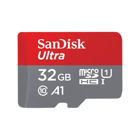 SANDISK ULTRA ANDROID microSDHC 32GB 120MB/s A1 Cl.10 UHS-I + ADAPTER