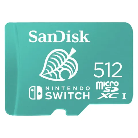 SANDISK 512GB NINTENDO SWITCH 100/90 MB/s A1 C10 V30 UHS-I U3