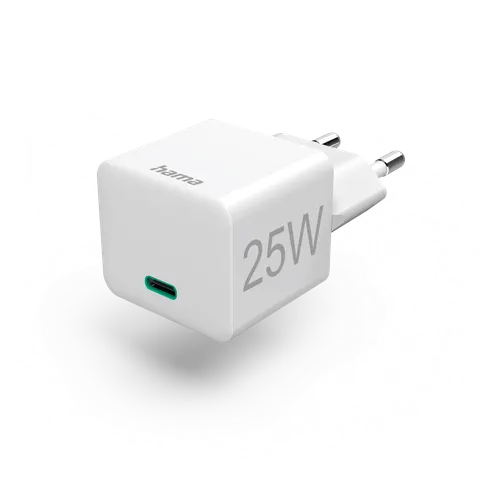 HAMA ŁADOWARKA SIECIOWA MINI Power Delivery PD/Qualcomm 25W BIAŁA