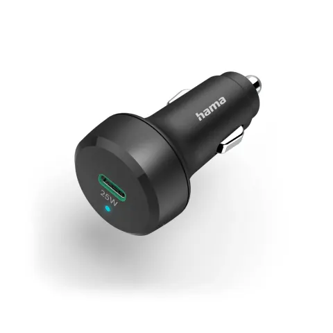 HAMA ŁADOWARKA SAMOCHODOWA 25W USB-C Quickcharge PowerDelivery