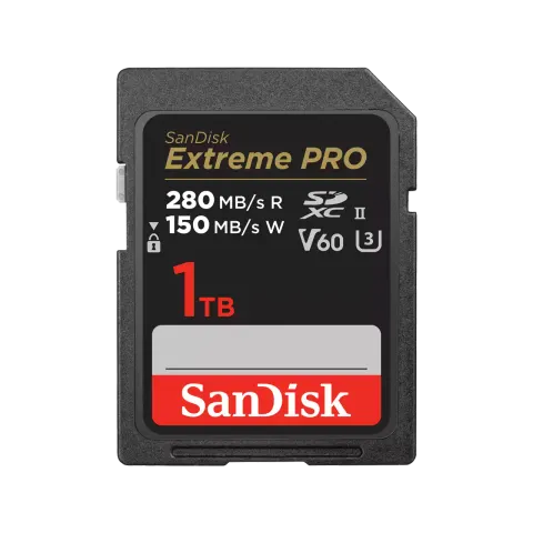 SANDISK EXTREME PRO SDXC 1TB 280/150 MB/s UHS-II V60