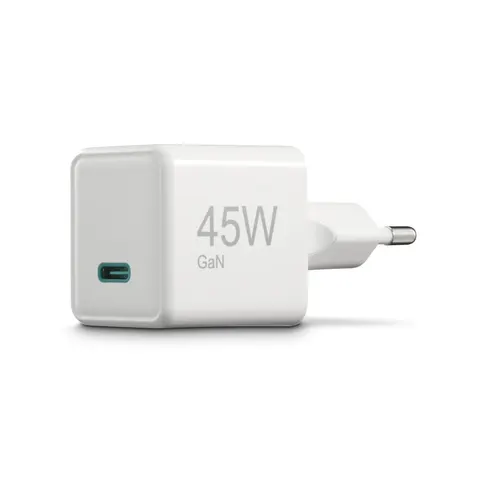 HAMA ŁADOWARKA 45W SIECIOWA GAN PD/QC SUPERMINI PD/QC BIAŁA