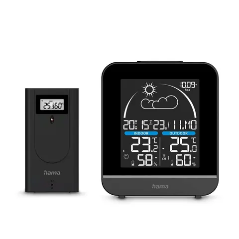 Hama STACJA POGODY WS LA GOMERA WEATHER STATION CZARNA