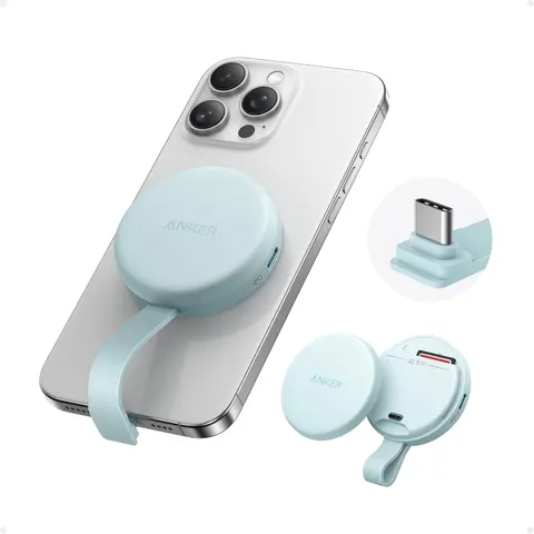 Anker MagGo Adapter USB-C czytnik kart SD dla iPhone 15/16/17 Zielony