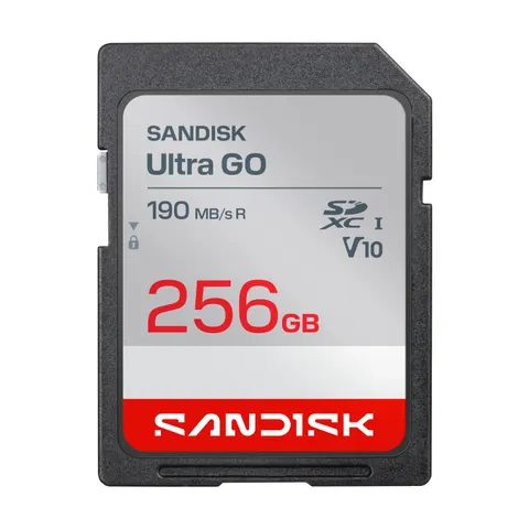SANDISK ULTRA GO SDXC 256GB 190MB/s UHS-I Class 10