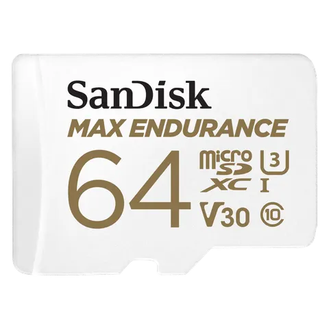 SanDisk microSDXC 64GB MAX ENDURANCE 30.000h VIDEO Rejestratory Monitoring