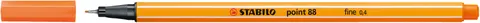 Cienkopis STABILO point 88/30 cynober blady
