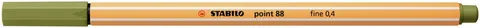 Cienkopis STABILO point 88/37 zieleń błotna