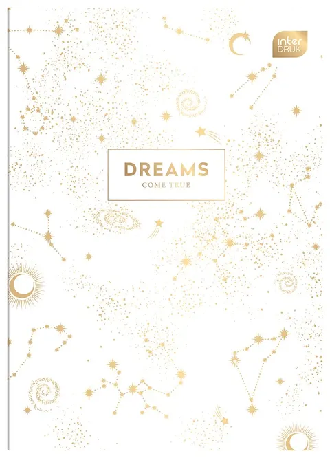 ZESZYT A5/60 K KRATKA METALLIC DREAMS INTERDRUK