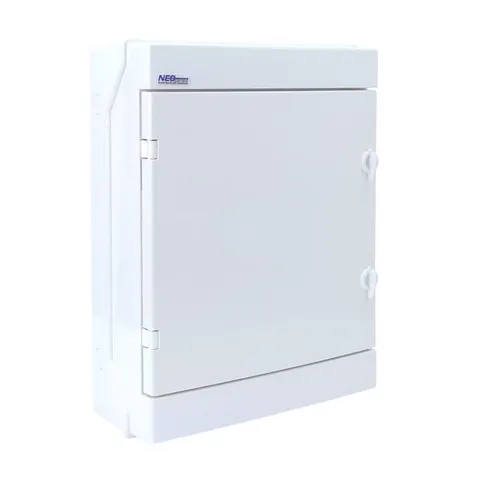 Rozdzielnica natynkowa IP65 24M 2x12M (drzwi białe), RH-24/B