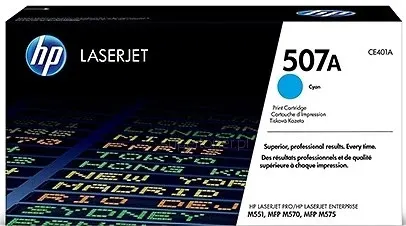 Toner HP 507A do LaserJet M551/570/575 | 6 000 str. | cyan