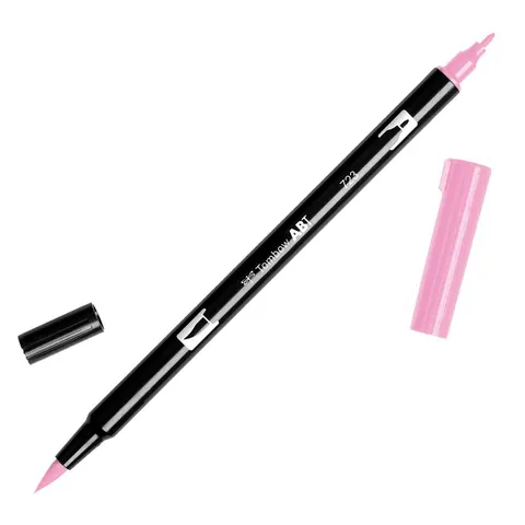 Flamaster dwustronny Brush Pen pink Tombow