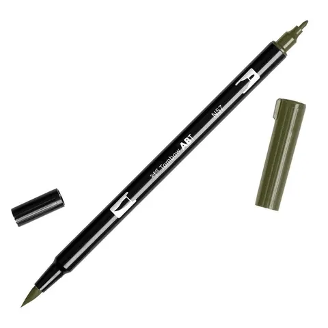 Flamaster dwustronny Brush Pen warm grey 5 Tombow