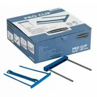 Fellowes klipsy do spinania dokumentów PRO 100mm z rączką | białe | 100szt.