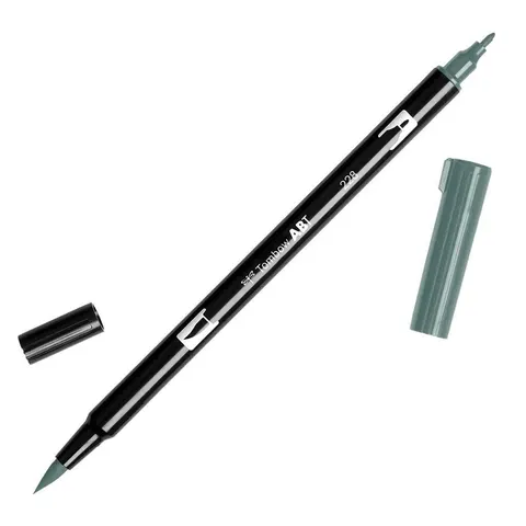 Flamaster dwustronny Brush Pen grey green Tombow