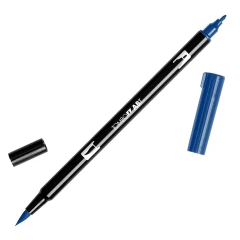 Flamaster dwustronny Brush Pen navy blue Tombow