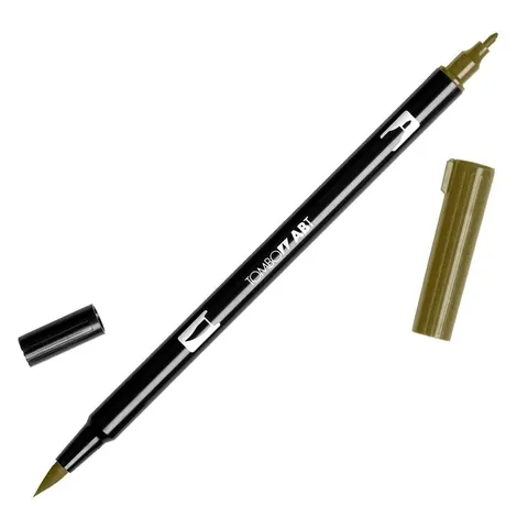 Flamaster dwustronny Brush Pen dark ochre Tombow