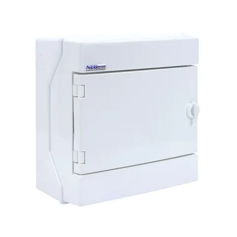 Rozdzielnica natynkowa IP65 8M 1x8M (drzwi białe), RH-8/B