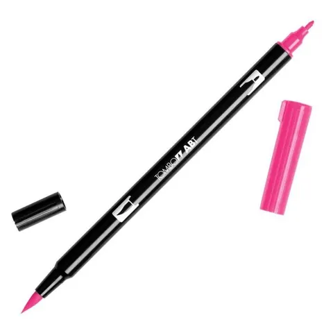 Flamaster dwustronny Brush Pen rubine red Tombow