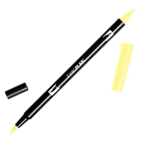 Flamaster dwustronny Brush Pen baby yellow Tombow