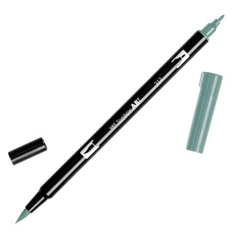 Flamaster dwustronny Brush Pen holly green Tombow