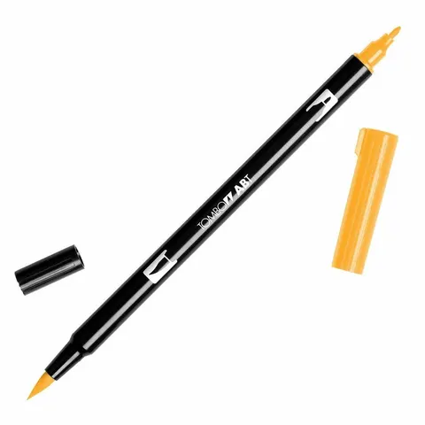Flamaster dwustronny Brush Pen Chrome Yellow Tombow