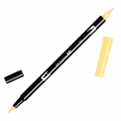 Flamaster dwustronny Dual Brush Pen light ochre Tombow