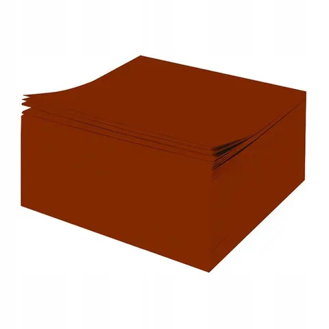 KOSTKA PAPIEROWA NIEKLEJONA ORIGAMI NOTES BRĄZOWY PROTOS