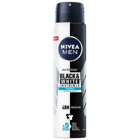 Nivea Men Black&White Invisible Fresh antyperspirant spray 250ml