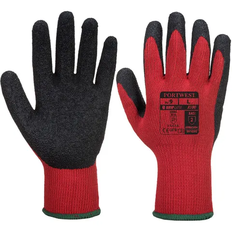 Portwest A100 Rękawica Grip czarno-czerwony