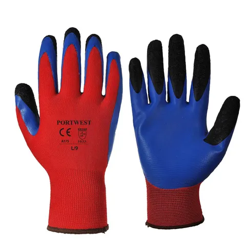 Portwest A175 Rękawica Duo-Flex czerwono-niebieska