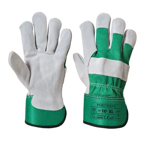 Portwest A220 Rękawica Rigger Premium Chrom zielony