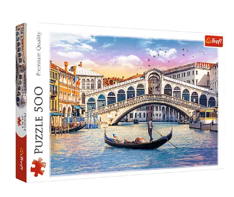 PUZZLE 500 ELEMENTÓW WENECJA MOST RIALTO TREFL